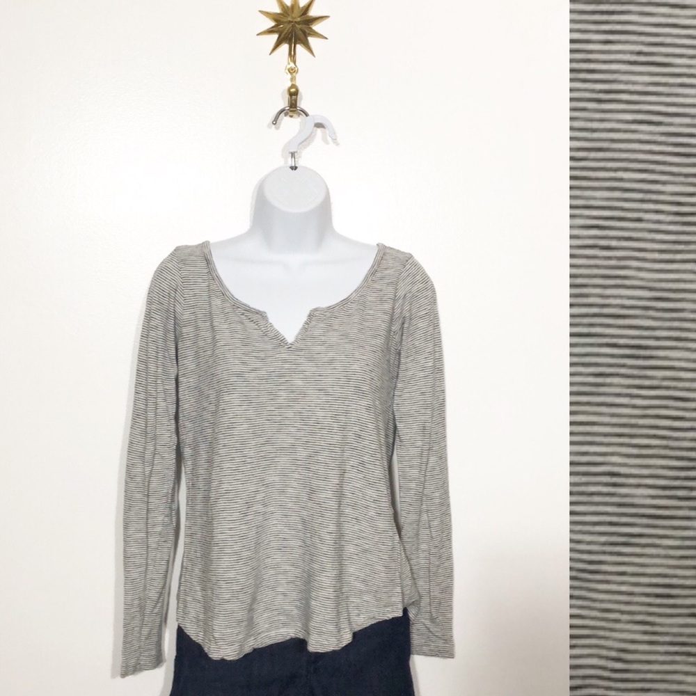 Lucky Brand Blue and White long sleeve top